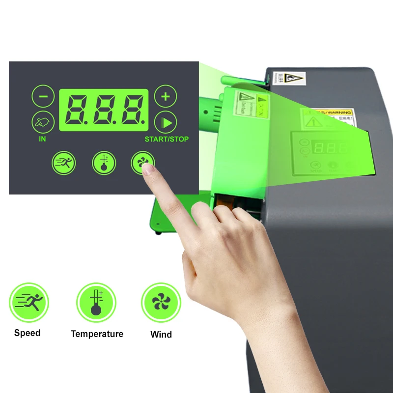 Portable Air Pillow Maker 12 M/Min Sealing Speed Bubble Flim Wrap Machine With Lcd Screen Inflatable 110V Air Cushion Machine