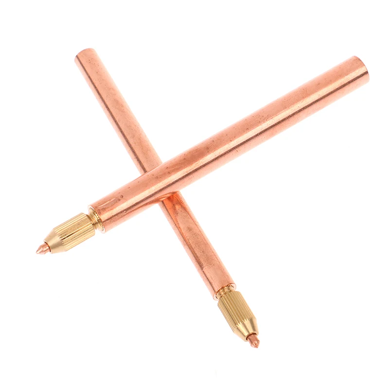 Hot Sale 1Set Battery Spot Welding Pen Handheld Copper Belt 3mm Core DIY Point Touch Pen Thread Fixed For Battery Spot Welding
