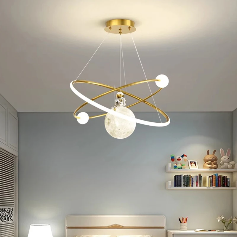 Plafonnier LED Suspendu au Design d'Nik, Luminaire Décoratif de Plafond, Idéal pour un Salon ou une Chambre à Coucher