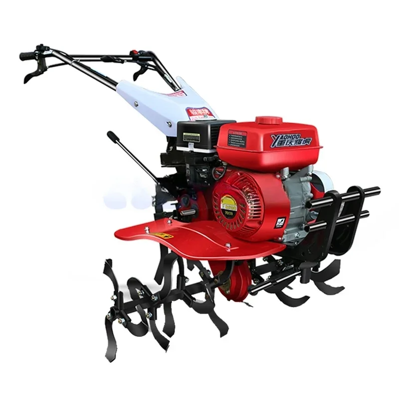 

FOR Multi-function Gasoline Micro-cultivator Rower Rotary Tillage Ridging Weeding Ditching Cultivator Micro Tillage Machine