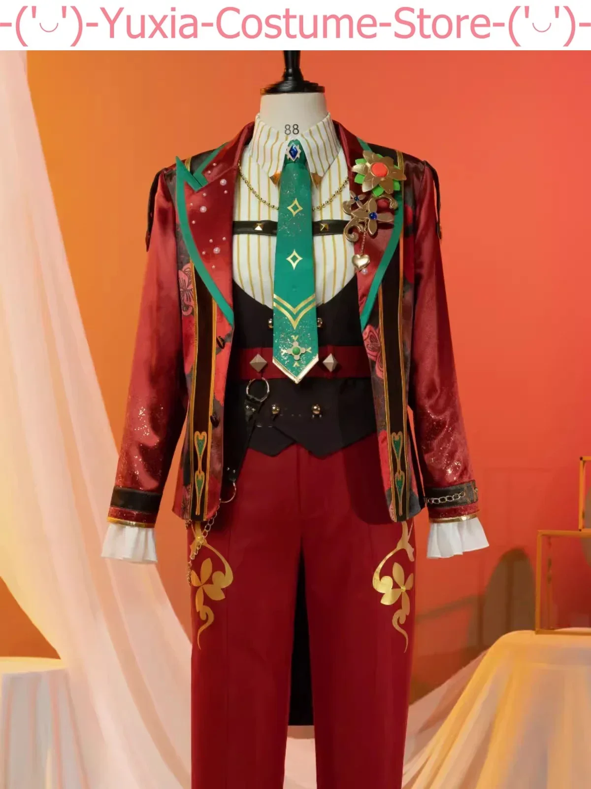 Ensemble Stars 2 Trickstar Hidaka Hokuto/Akehoshi Subaru/Yuuki Makoto/Isara Mao Game Suit Gorgeous Cosplay Costume