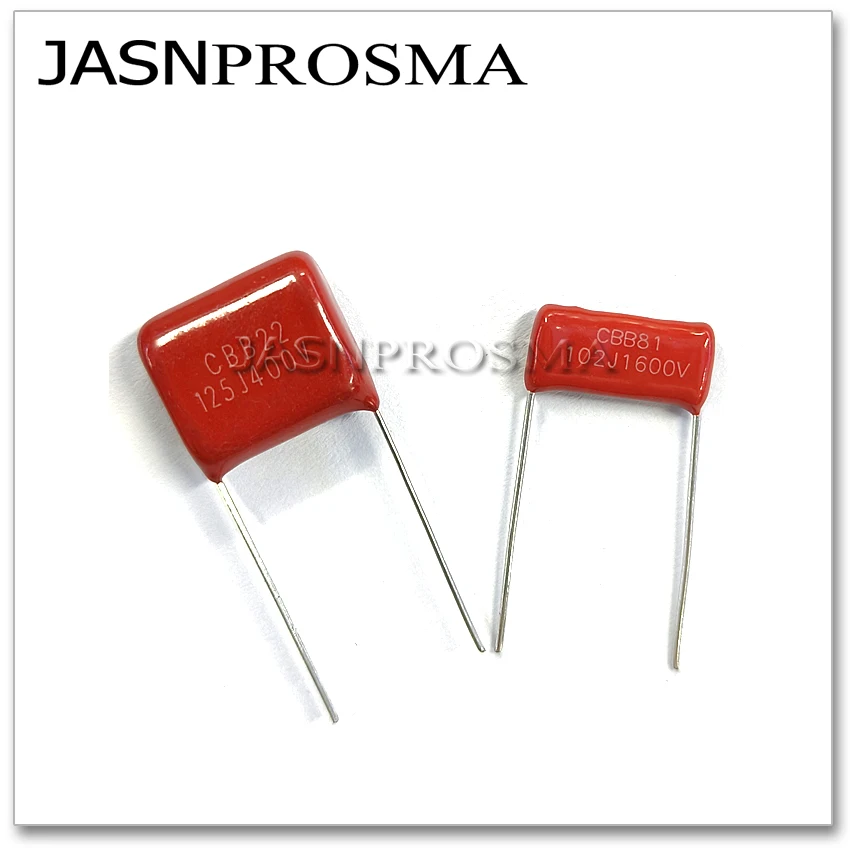 JASNPROSMA CBB capacitor passo 15MM 1600V 2000V 2KV 500PCS 1NF 1.5NF 1.8NF 2.2NF 2.7NF 3.3NF 102J 152J 182J 222J 272J 332J 5%