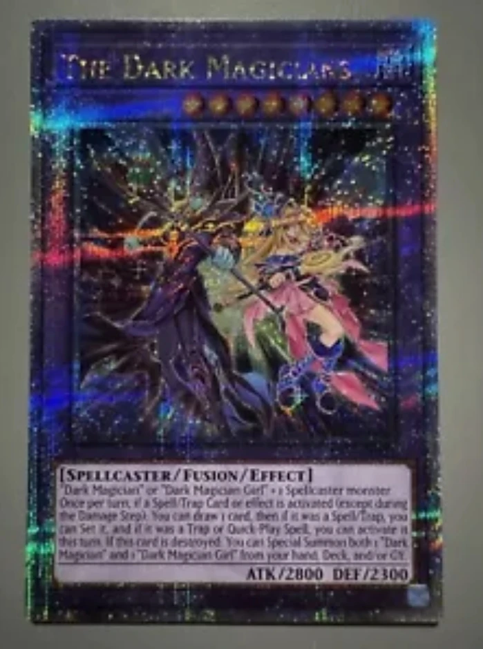 Yugioh KONAMI Duel Monsters ES01-AE021 The Dark Magicians 25th Quarter Century Secret Asian English Collection Mint Card