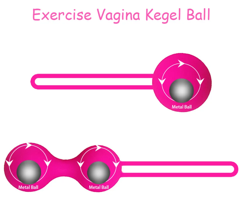 3pcs/Set Safe Silicone Smart Ball Kegel Ball Ben Wa Ball Vagina Tighten Exercise Machine Vaginal Geisha Ball Sex Toy for Adults