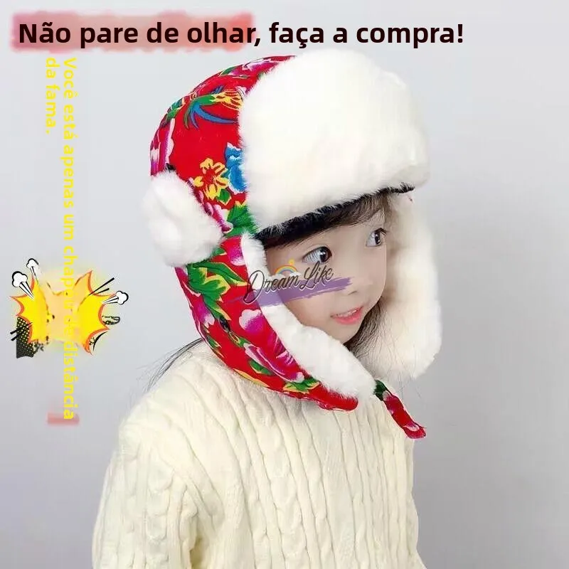 cappello-invernale-in-pile-spesso-per-bambini-uomini-e-donne-sciarpa-calda-in-cotone-con-motivo-floreale-vintage-del-nord-est-unisex-con-grande-motivo-floreale
