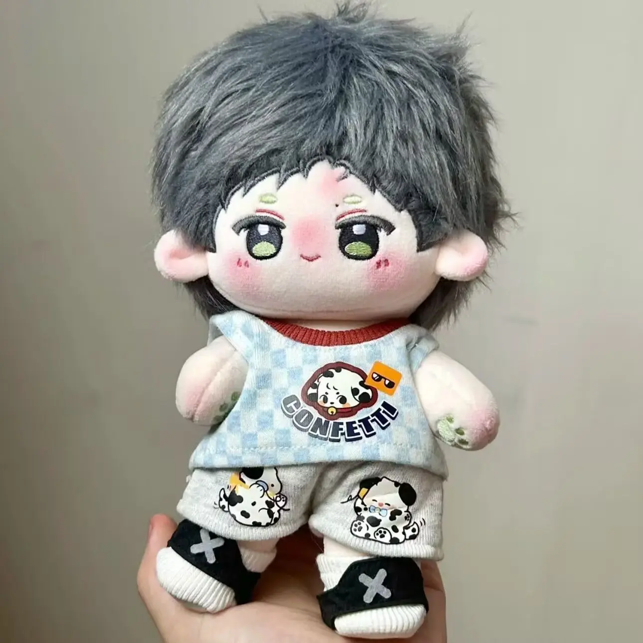 

20cm Cotton Doll Clothes, Cute Sleeveless T-Shirt Outfit for Plush Dolls, Fashion Puppy Style Dress-Up Clothes, Replacement