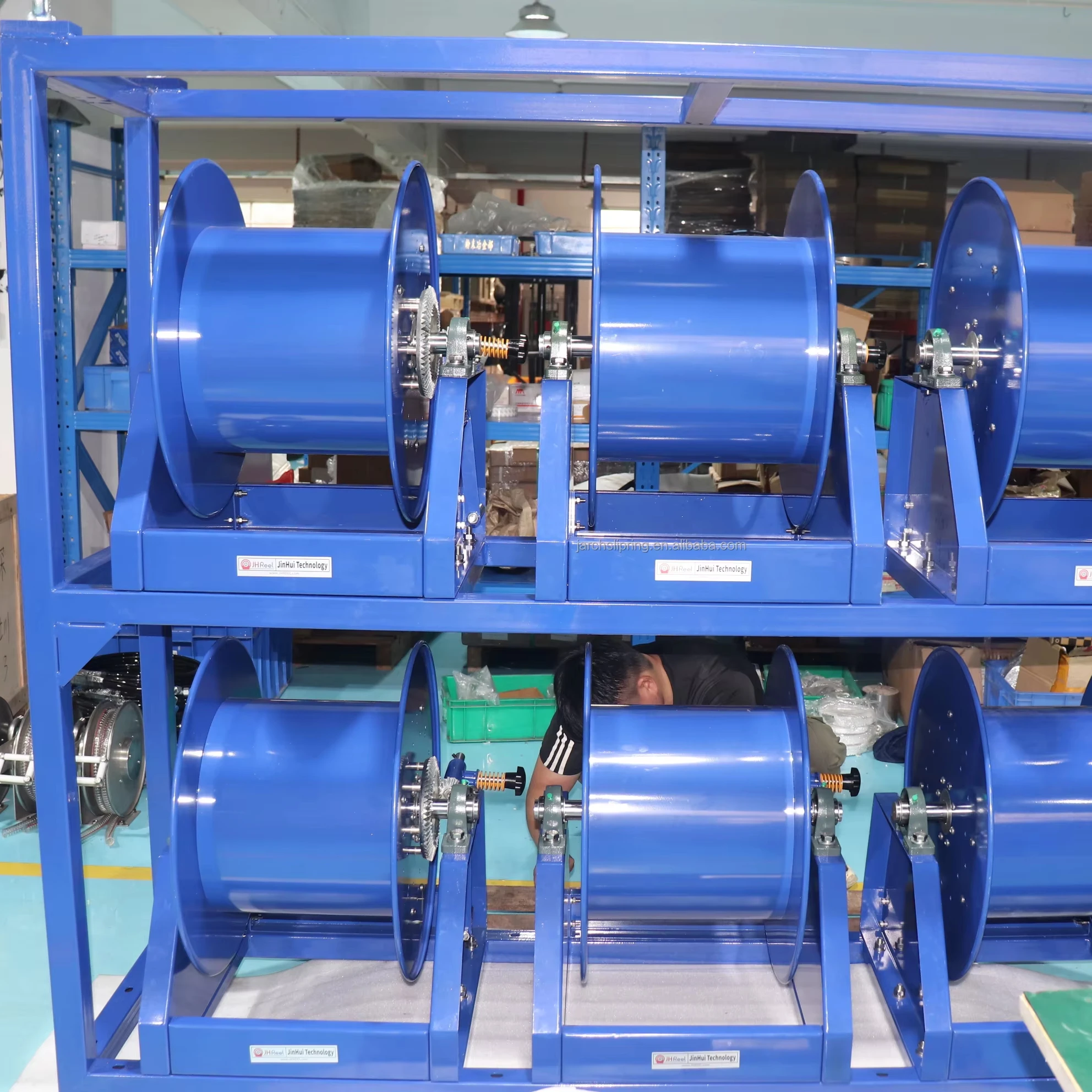 

Factory Large High Power Custom Cable Reel For Triple Deck Car