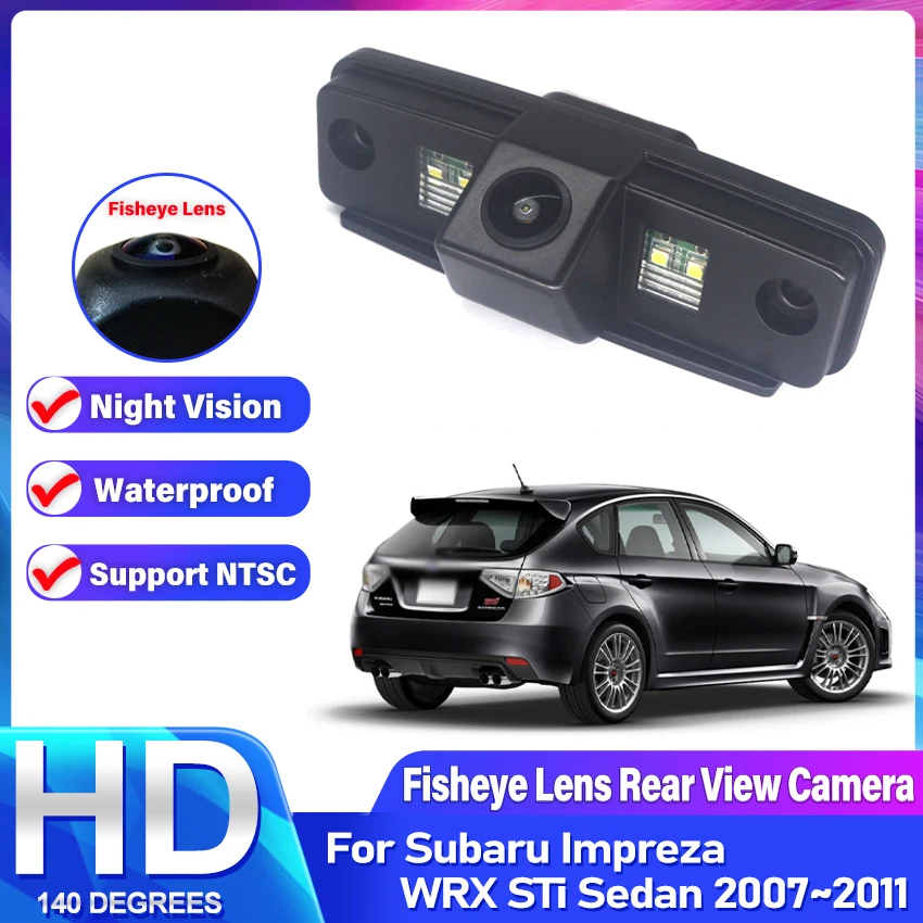 

Камера заднего вида для Subaru Impreza WRX STi Sedan 2007 ~ 2009 2010 2011 CCD Full HD ночное видение Водонепроницаемая Автомобильная камера заднего вида