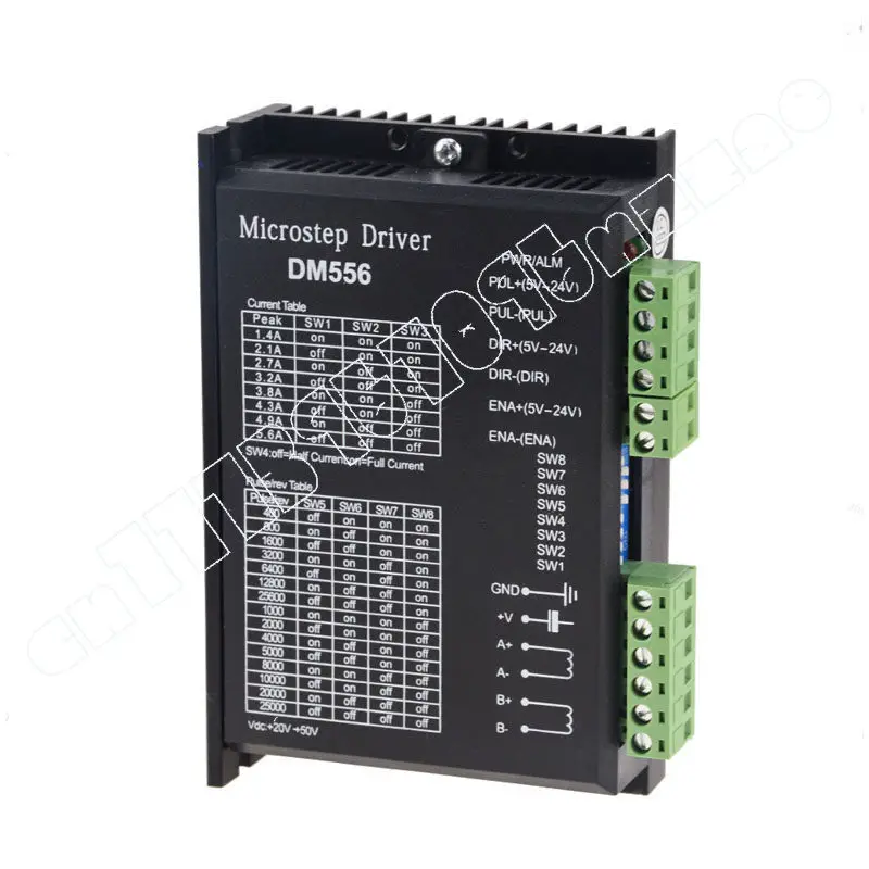 DM556 Digital Stepper Motor Driver 2 Phase 5.6A for 57 86 Stepper Motor Controller