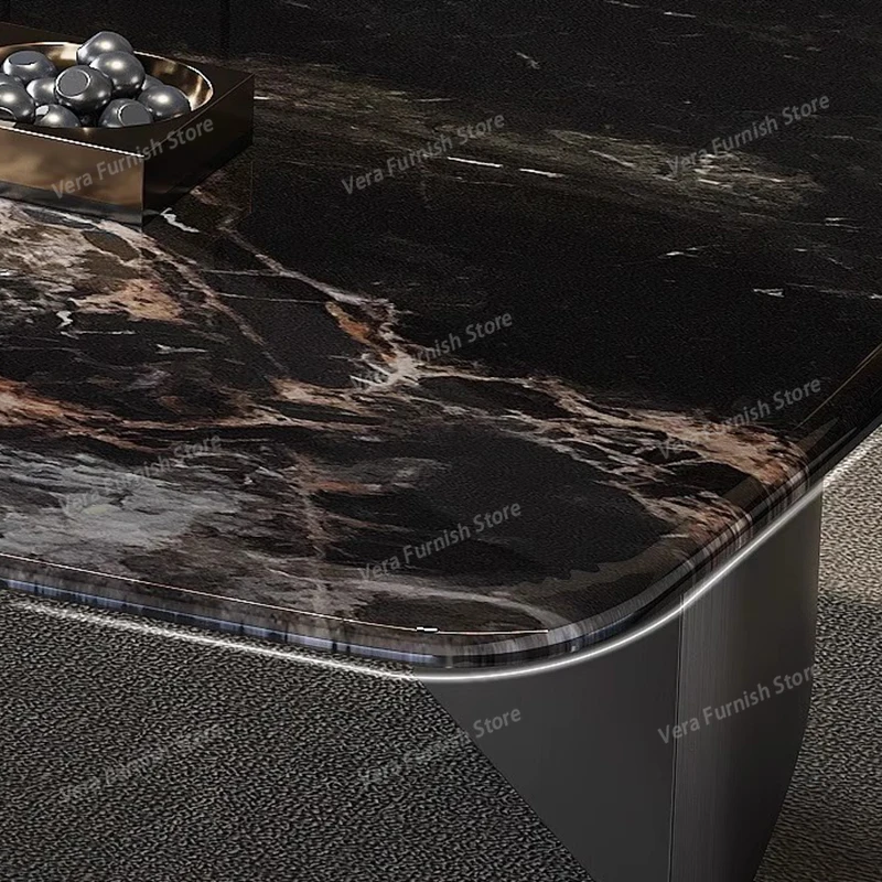 

Modern Luxury Marble Coffee Table Rectangular High End Living Room Coffee Table Italian Designer Home Furniture Escritorios FYCT