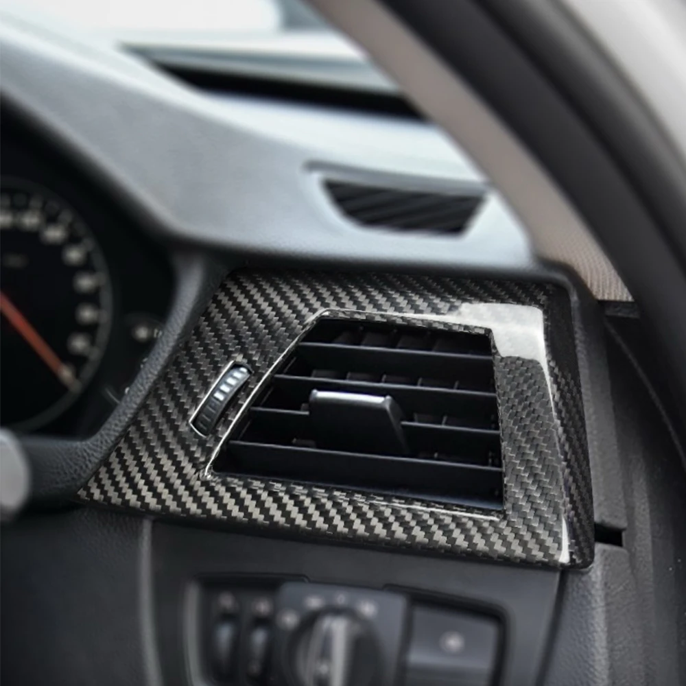 

For BMW F30 F31 F32 F33 F34 F36 GT3 3 4 Series Car Dashboard Air Outlet Frame Front Vent Trim LHD RHD Real Carbon Fiber Cover