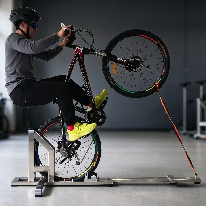 Mountain Bike Head-up Practice Shelf Rear Roller Skating and Rear Wheel Riding Balance Training Bicycle Trainers Bicycle Parts