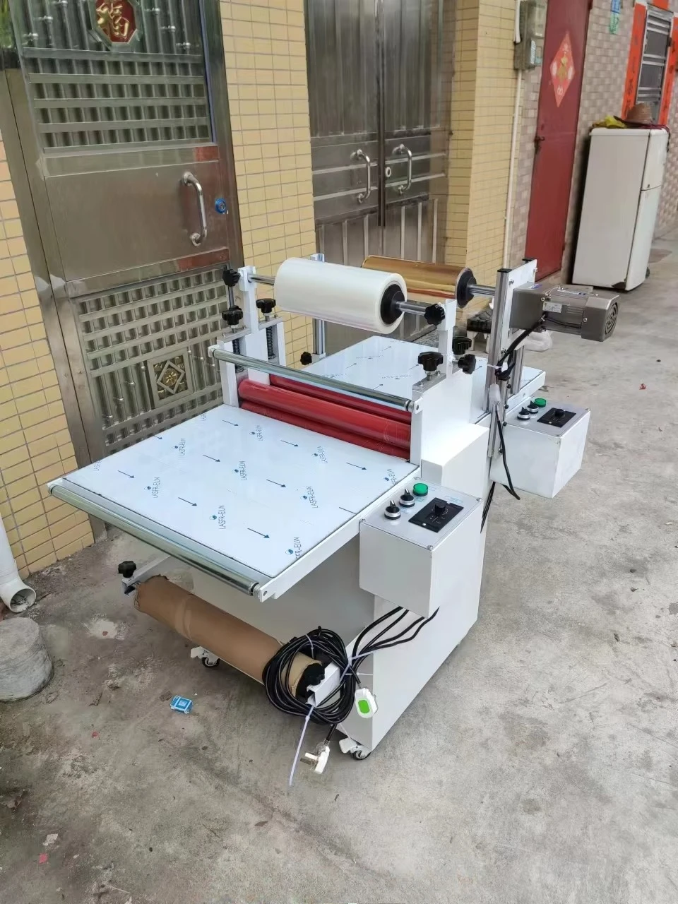 Plate Acrylic Glass Plate  PVC PlateDouble Side Adhesive Tape Laminating Machine for Light Guide