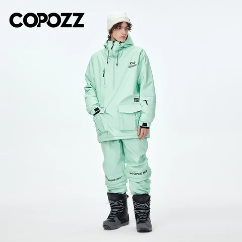 COPOZZ Водонепроницаемый утепленный лыжный костюм мужской