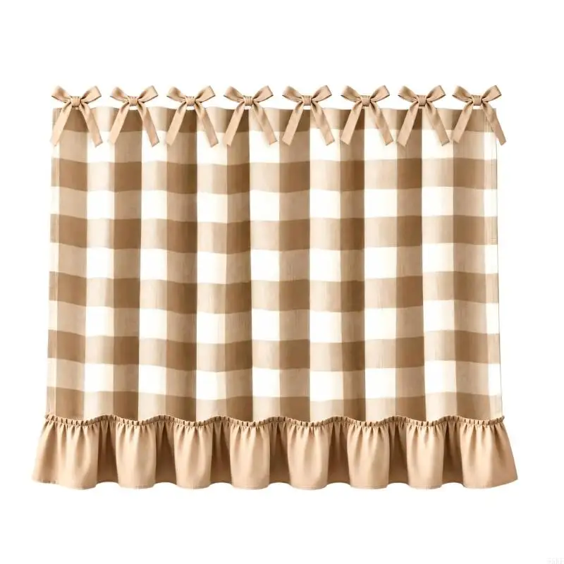 30 x 22 Inch Kitchen Front Panel with Tie Top Detail and Drape 55KF