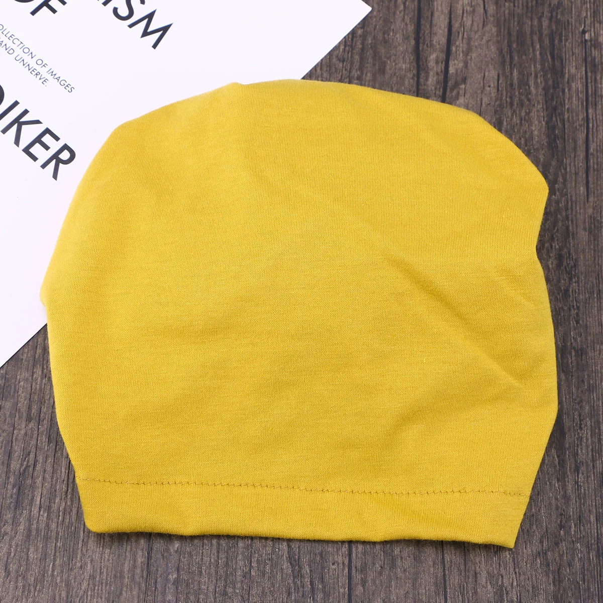 Turbante infantile Turbante per bambini Fasce per capelli Cappello avvolgente con nodo bohémien Giallo Cappello avvolgente per neonato per bambina ospedaliera