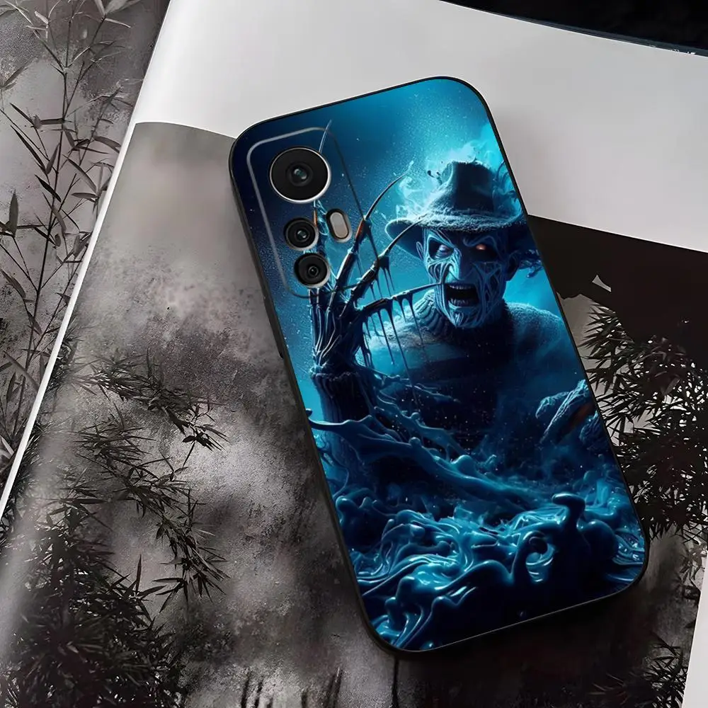 F-Freddy Horror K-Krueger Phone Case for Xiaomi 14 12 11T 13 Lite Ultra Redmi Note 12 10 Pro POCO F4 F5 X5 Pro Shell Coque