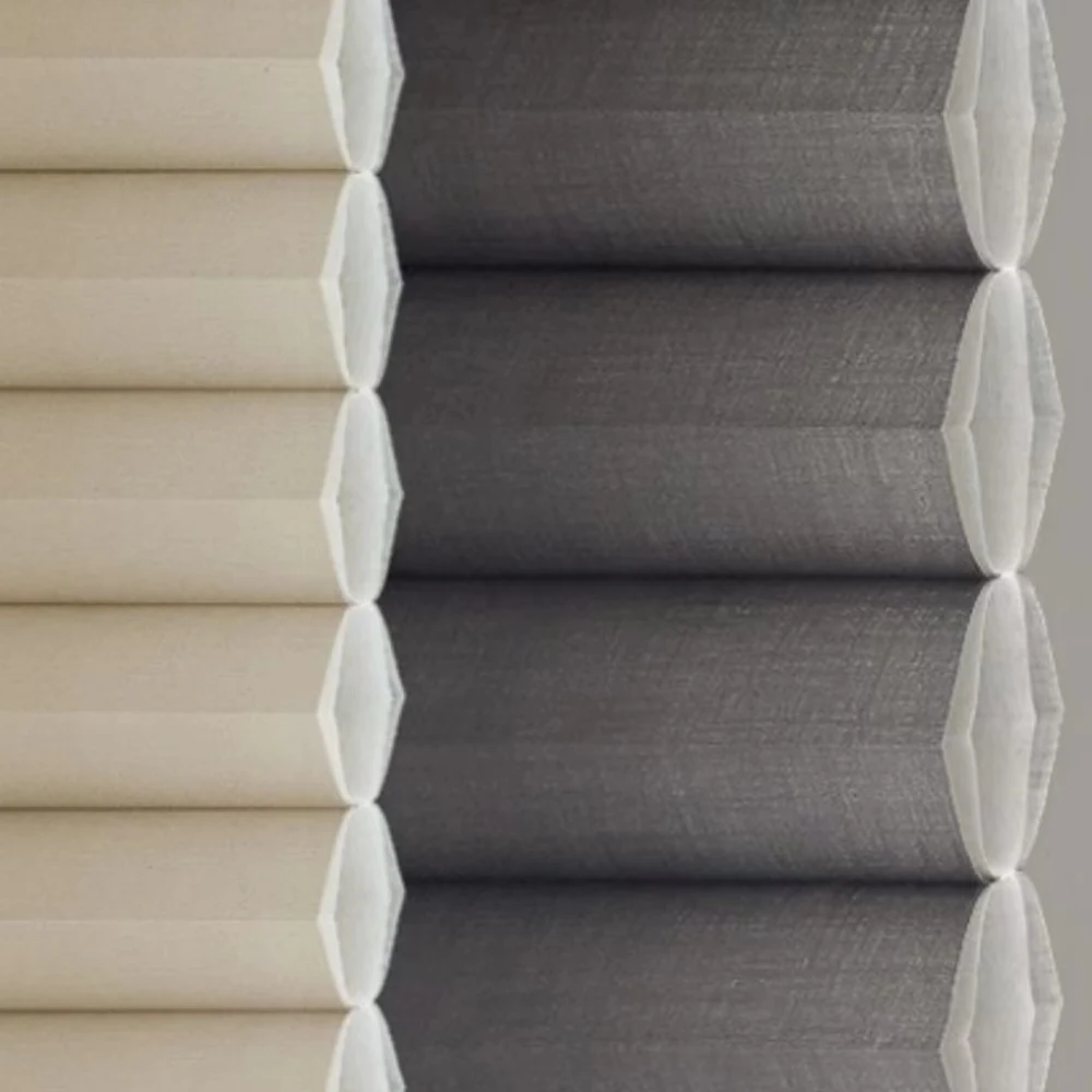 Honeycomb Curtain Cordless Honeycomb Blinds Semi-blackout and Fully Light Filtering Horizontal Blinds