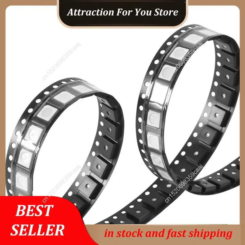 حار بيع 100 قطعة WS2812B RGB LED رقاقة 5050SMD الأبيض PCB WS2812 رقاقة بكسل قابلة للعنونة بشكل فردي DC5V #2