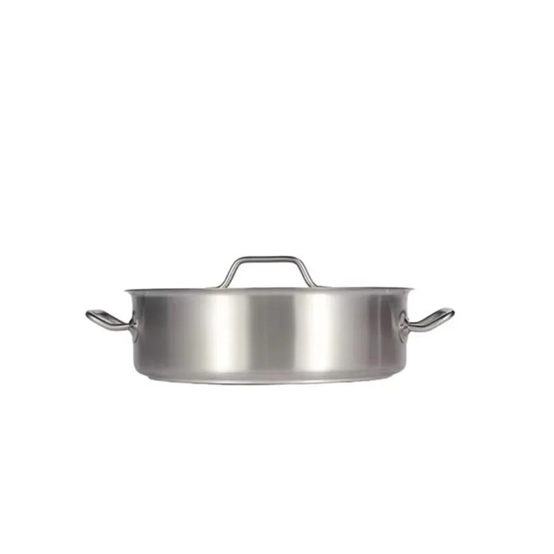 hot pot thickening Stainless Steel Soup Pot with compound bottom for Gas and Induction Cooker