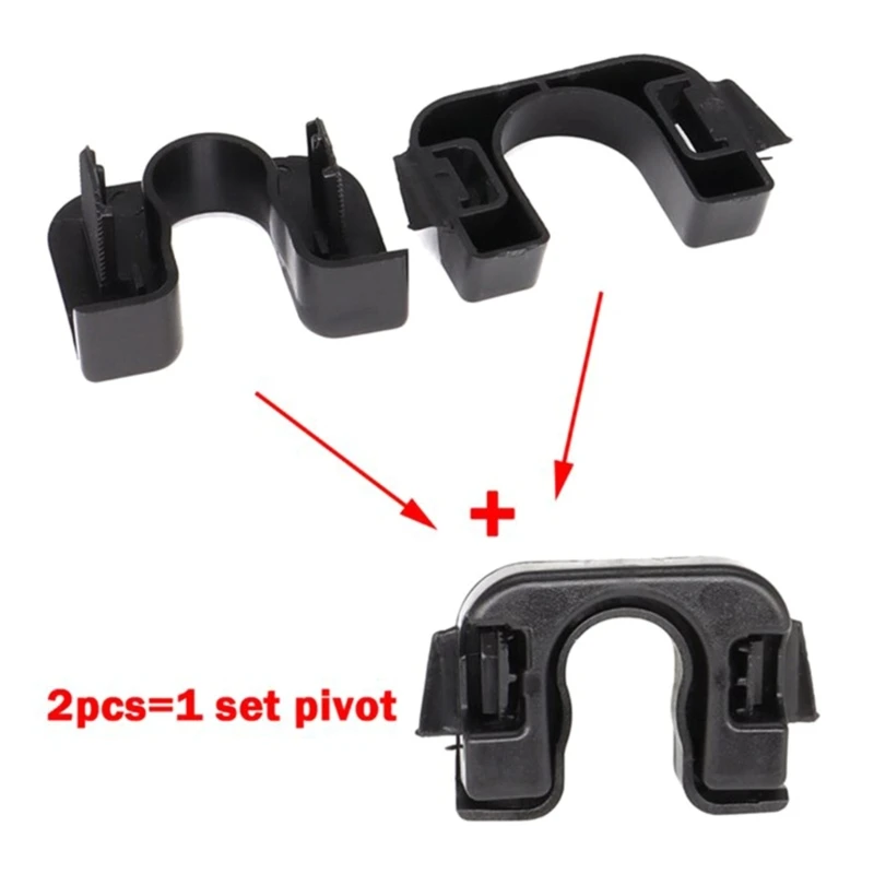 Car Shelf Clip 1539663 015532109E For Focus Fiesta Load Cover Parcel Shelf Clip Pivots Mount