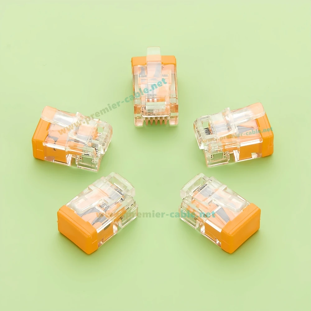 10 個 RJ12 6P6C 終端抵抗器 120 オーム RJ12 モジュラー電話プラグターミネーター RS485 Modbus CAN バス通信用