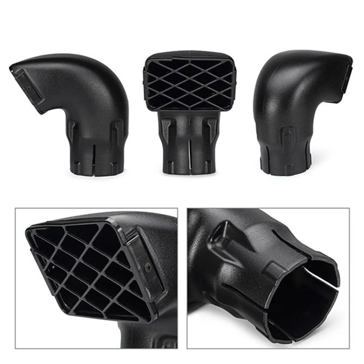 3.5inches Car Universal Snorkel Inlet Head Air Intake Pipe Wading Throat for Off-Road Mud