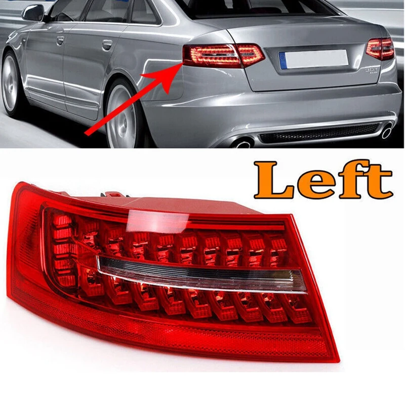 

Right Outer LED Tail Light for Audi A6 C6 Sedan 2009 2010-2011 Rear Brake Stop Lamp 4FD945096B