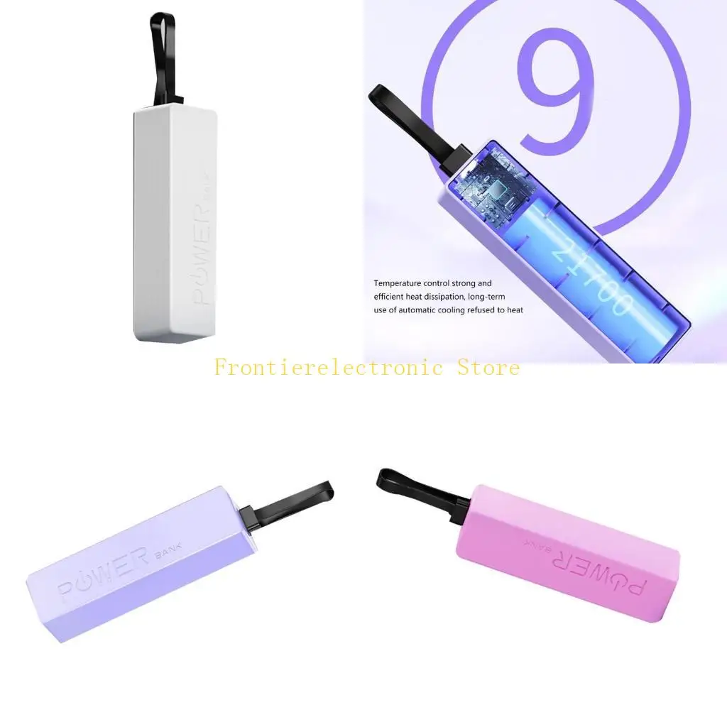 G8DB Battery Case Mobile Power Barttery Box for 18650 Batteries Cover （Without Battery）