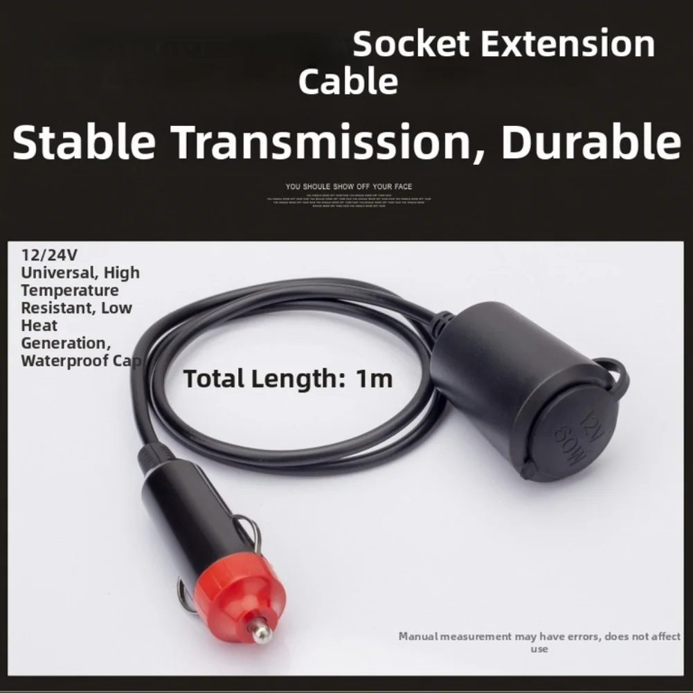 

Car Charging Car Power Charger LED Switch Cable Waterproof Car Power Cable Car Charger 60W Power Output ABS Engineering Plastic