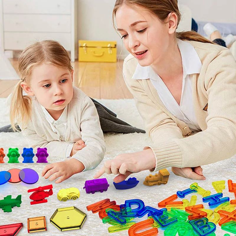 Colorful Transparent Learning Set 3