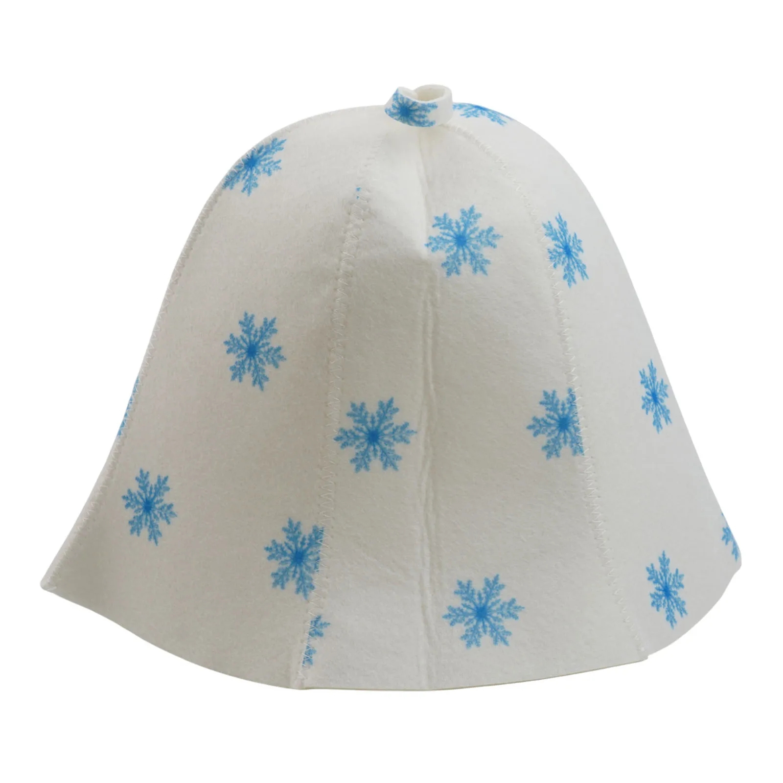 Stay Comfortable and Stylish in the Sauna with Thickened Suction Bath Cap and Hot Spring Simple Printed Wool Felt Hat