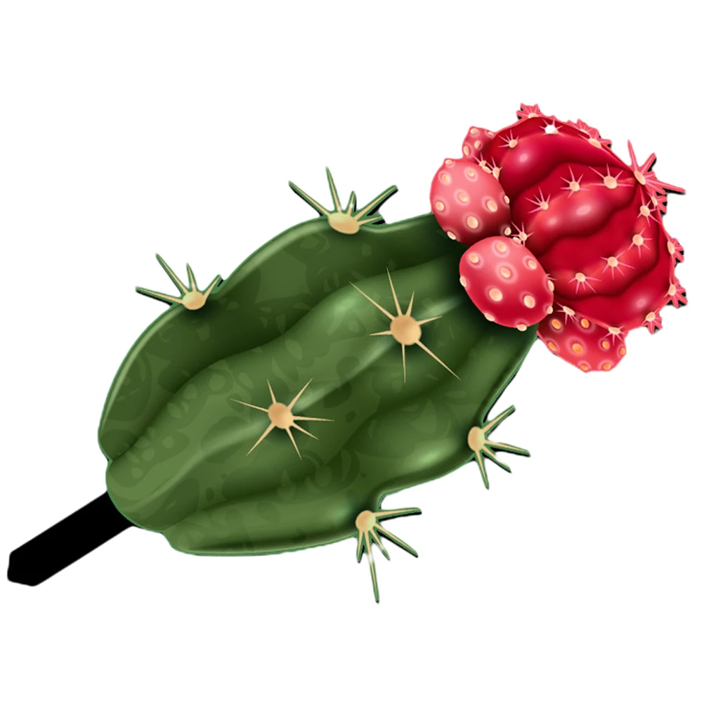 

Creative Cactus Garden Stake Acrylic Outdoor Yard Decoration Lawn Ornament Ground Inserted Plant Adornment Landscaping