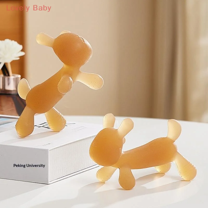 

【BS】1Pcs Infant Rabbit Shape Silicone Teether Cares Baby Nursing Teething Toy Baby Teether Teething Pain-Relief Tool For Toddler