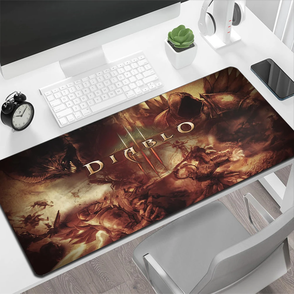 Diablo Gaming Mouse Pad Large Mouse Pad PC Gamer Computer Mouse Mat Big Mousepad XXL Silicone Carpet Keyboard Desk Mat Mause Pad