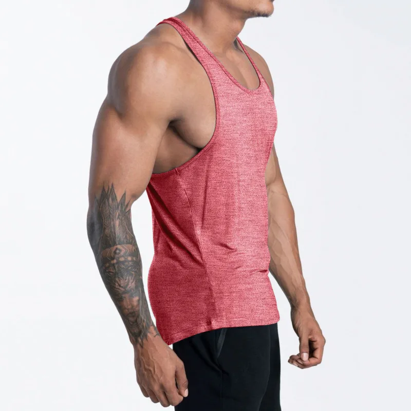 HKSH European Ins Men's Sports Fitness Tank Tops Racerback Running Basketball Quick Drying Fashion Vest Chic Waistcoat HK1671