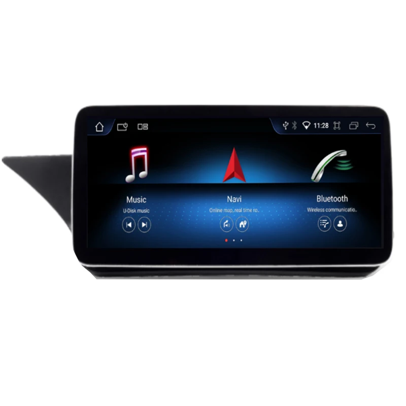 Wireless Carplay Android 14 Car GPS Navi Screen For Mercedes W212 2009-2016 WIFI 4G SIM Bluetooth Car Multimedia System Player