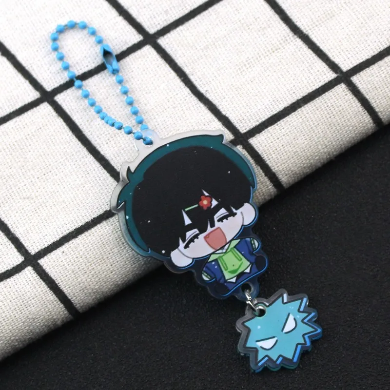 창의적이고 귀여운 인기 애니메이션 외계인 캐릭터 키체인 여성용 액세서리 가방 이반 틸 키링 팬 커플 친구 선물