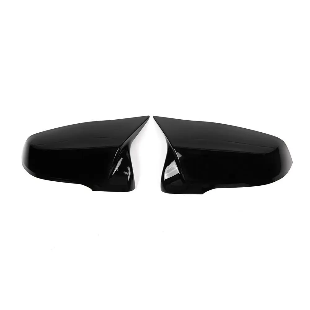 

ABS Gloss Black Side Door Rear View M Look Wing Mirror Housing Covers for BMW X1 F48 F52 F49 Z4 G29 2018+，100% tested well