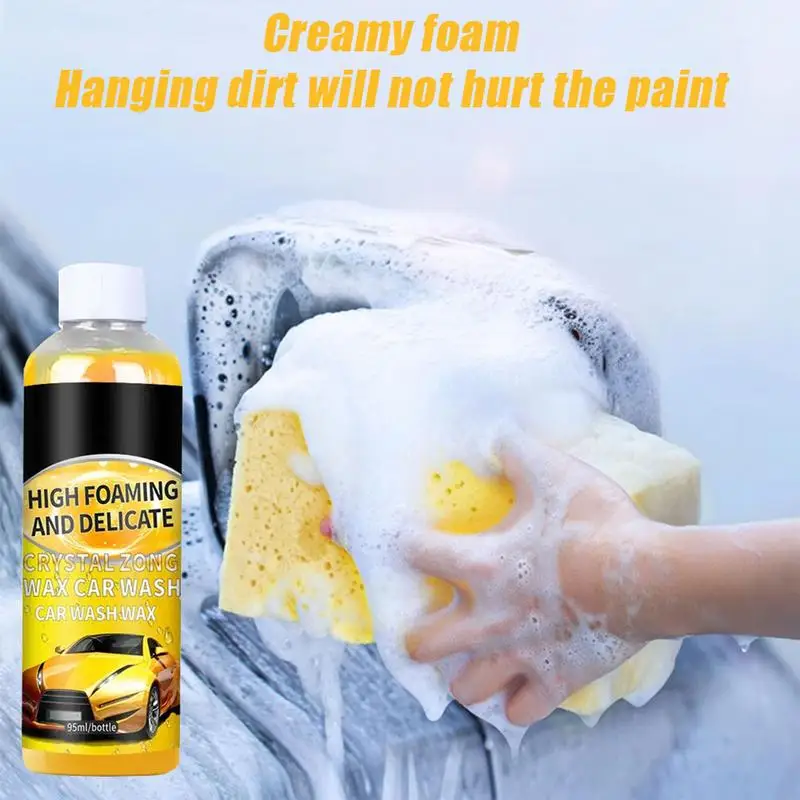 Schuimende autowashampoo 3,2 oz schuim autopolijstvloeistof Hoge concentratie Veilige en neutrale formule Autoshampoo voor autoband