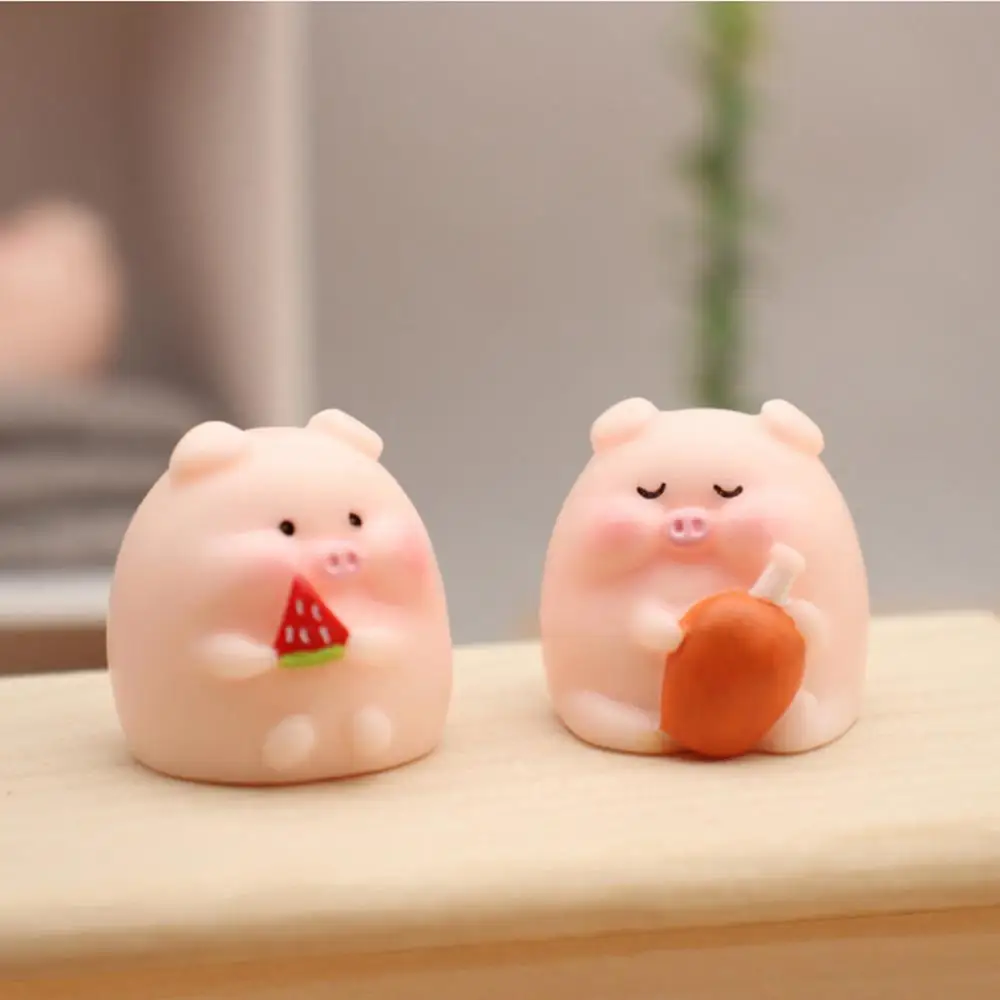 Miniature Crafts Adorable Unique Design Delicate Must-have Exquisite In Demand Mini Pig Car Accessory Cute Decoration Handmade