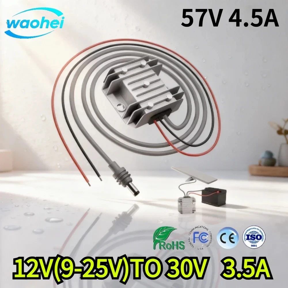 12V to 30V 3.5A 105W 12V To 57V 4.5A DC to DC Step Up Module Power Supply Starlink Mini Booster with DC Power Cord Step Up CE