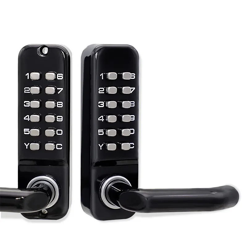 Mechanical Push Button Keyless Keypad Pin Code Entry Password Gate Door Lock