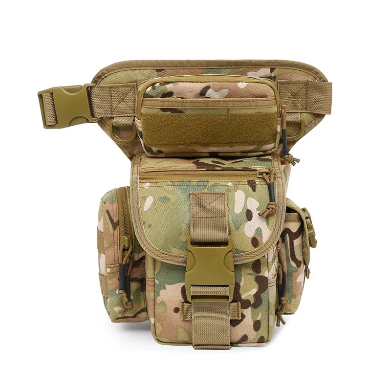 

Outdoor tactical waist bag camouflage bag leg bag cycling fishing bag diagonal cross single shoulder motorcycle slingshot bag