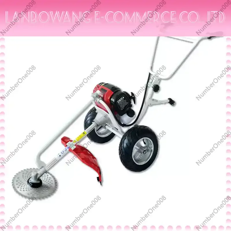 Premium 4-stroke Hand-push Lawn Mower Multi-functional Hand-push Brush Cutter Soil Loosening And Ditching Lawn Mower