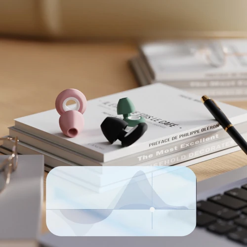 Imagen 2 del producto Tapones para los oídos con cancelación de ruido para dormir, impermeables, para natación, trabajo, viajes, insonorizados, protección auditiva