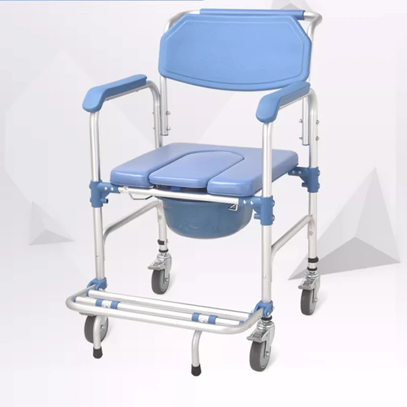 Silla de ducha Sillas para personas mayores Silla de ruedas Dispositivo portátil Sillas para personas mayores Equipo para discapacitados Krzesło Prysznicowe Muebles para personas mayores