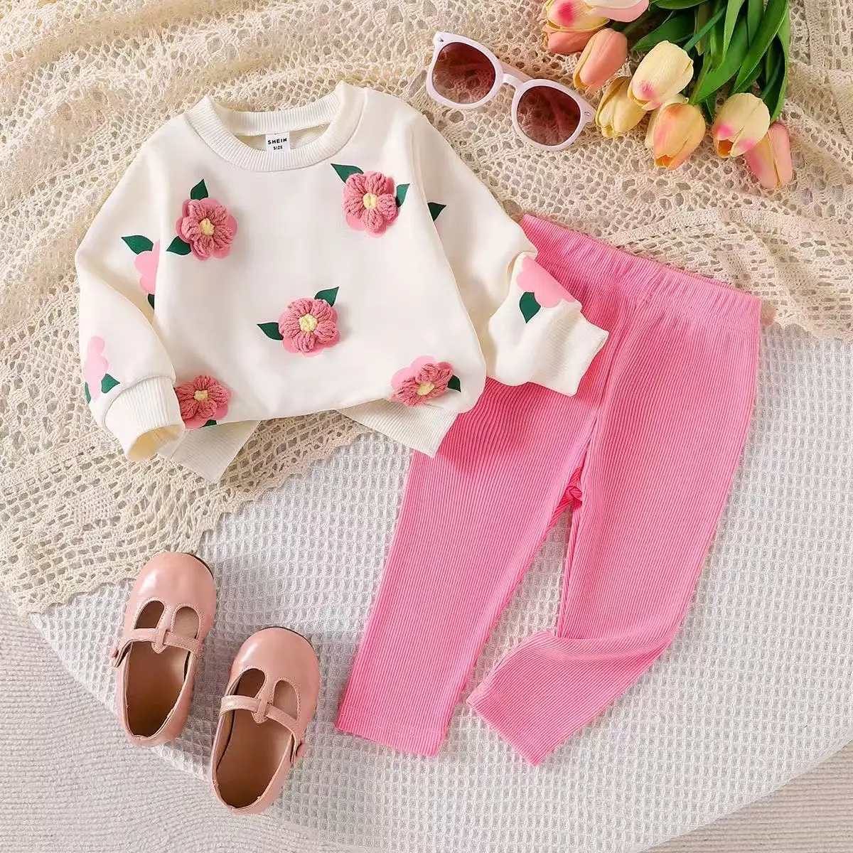 New Summer Toddler1-3Y Girls Cute Korean Style Faux Denim Dress Sleeveless Bow Hem Patchwork Dress for 6M-3Y