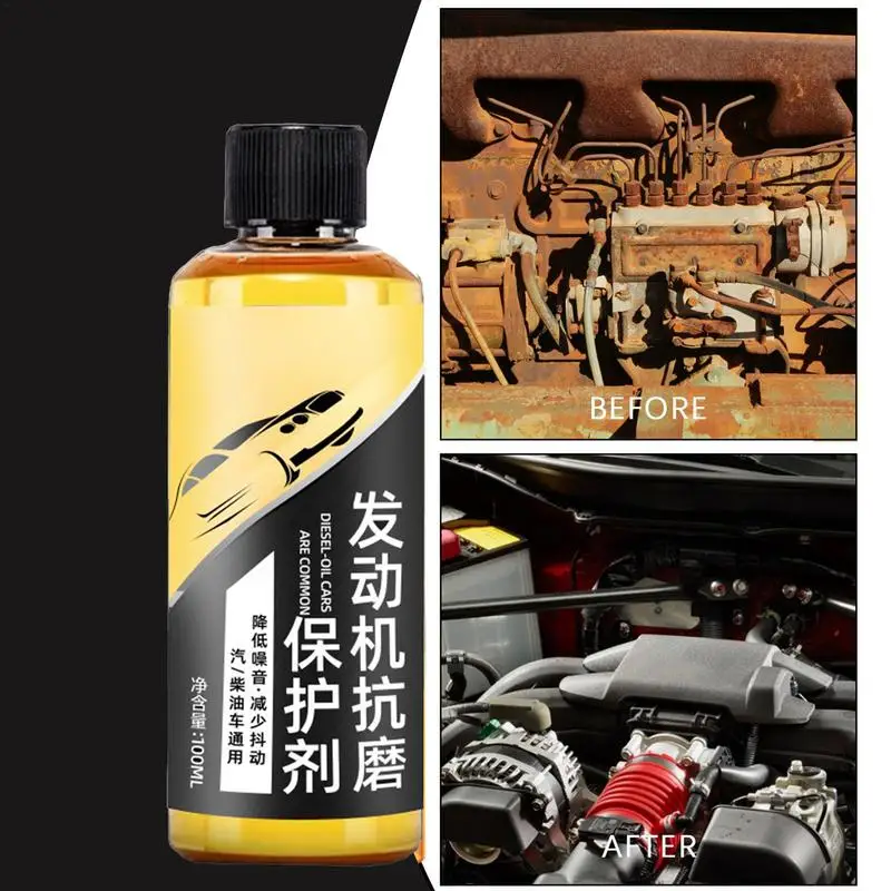 100ml Efficient Engine Anti-wear Protection Agent Carbon Removal Noise Reduction Car Engine Oil Care Anti-Wear Protection Agent