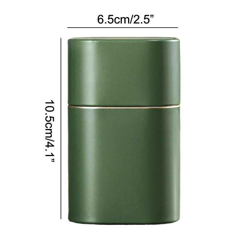 Metal Box Stainless Steel Tea Can Mini Travel Portable Container Jar Sugar Coffee Caddy Organizer Tea Sealed Box Kitchen Storage